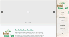 Desktop Screenshot of buffalogreenfund.org