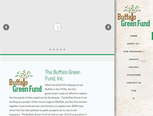 Tablet Screenshot of buffalogreenfund.org